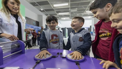 Mersinde Mercan Bilim Merkezi 200 bin ziyaretçiye ulaştı