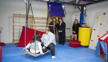 Mersinde otizmli çocuklar ve aileleri buluştu