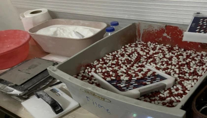 Mersinde sentetik ecza imalathanesine operasyon: Binlerce hap ele geçirildi, 2 tutuklama