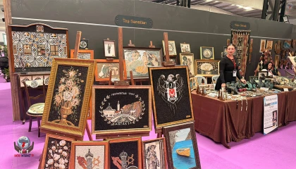 MOBİLYA FUARINDA EL SANATLARI ESİNTİSİ