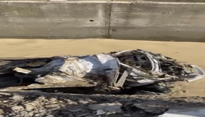 Osmaniyede selde kaybolan minibüs bulundu, geriye hurda kaldı