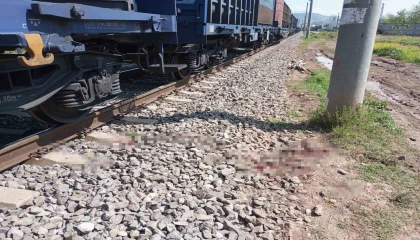 Osmaniyede yük treninin çarptığı kişi yaralandı