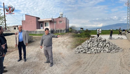 PAÇ AKKUYU’DA YOL ÇALIŞMALARINI İNCELEDİ