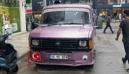 Park yasağını ihlal eden kamyonet hacizli ve yakalamalı çıktı