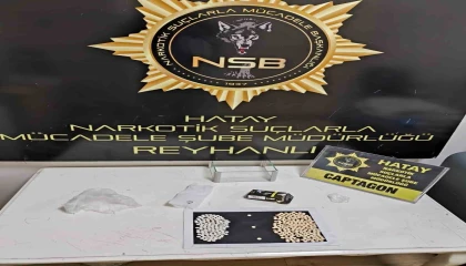 Reyhanlıda 315 adet Captagon hap ele geçirildi