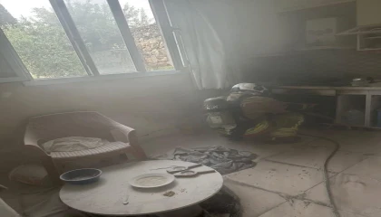 Reyhanlıda ev yangını