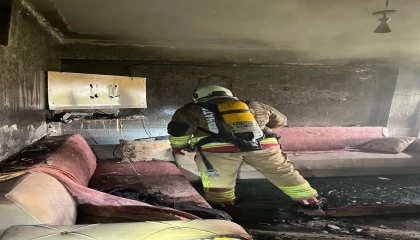 Samadağda ev yangını