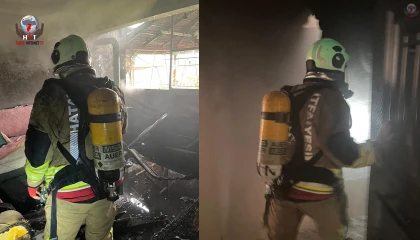 Samadağda ev yangını