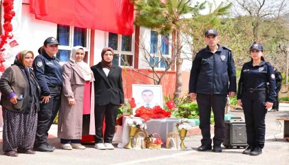 Şehit polisin adı memleketi Fekede okula verildi