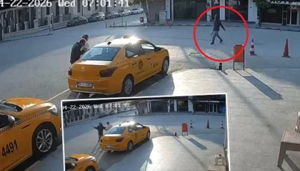 Suç makinesinin satırlı saldırısından anlık refleksle kurtulan taksici: Geri çekilmesem kellem gitmişti