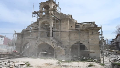 Tarihi Aya Yorgi Kilisesi kütüphane ve endemik bitkiler araştırma merkezine dönüşüyor