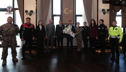 VALİ MASATLI EMNİYET TEŞKİLATINI KABUL ETTİ