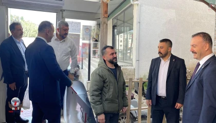 ZAFER PARTİSİ’NDEN YAYLADAĞI’NDA ESNAF ZİYARETİ