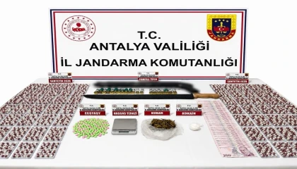 Alanyada uyuşturucu operasyonu