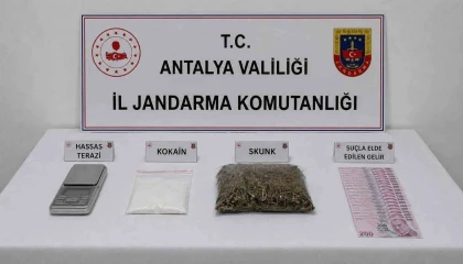 Antalyada uyuşturucu operasyonunda 1 şüpheliye işlem