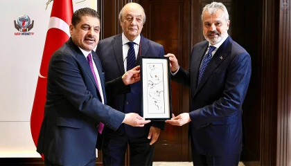 BAŞKAN ÖNTÜRK TÜRKONFED’İ AĞIRLADI