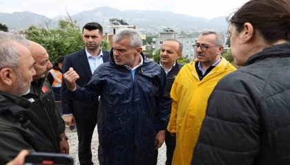 Başkan Öntürk, yağıştan etkilenen bölgelerde incelemelerde bulundu