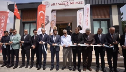 Belende aile sağlığı merkezi ve 112 acil istasyonu hizmete açıldı