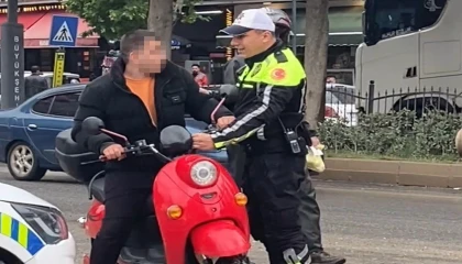 Bindiği motosikletin iki katı ceza yedi