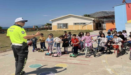 Bozyazıda miniklere Trafik Haftası eğitimi