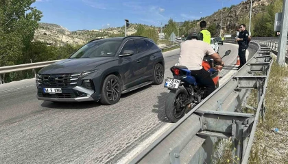 Burdurda motosiklet kazası: 1 yaralı