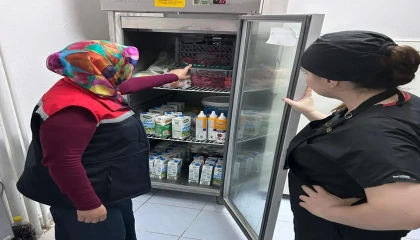 Burdurda okul kantinlerine ve yemekhanelere denetim