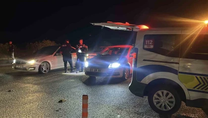 Burdurda polis ekiplerinden sıkı denetim