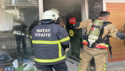 Dörtyolda iş yeri yangını