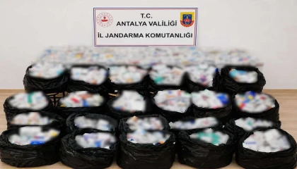 Gazipaşada 164 bin adet sentetik hap ele geçirildi