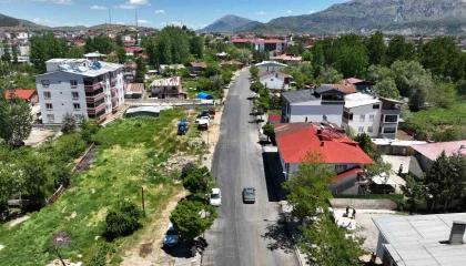 Göksunda Atatürk ve Yunus Emre Caddeleri yenilendi