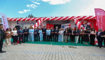 Hatayda depremin ardından inşa edilen 232inci okulun açılışı gerçekleştirildi