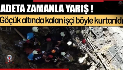 Hatayda göçük altında kalan işçi kurtarıldı
