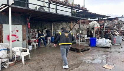 İskenderun ve Dörtyolda hurdacılar denetlendi