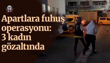 İskenderunda fuhuş operasyonu; 3 gözaltı
