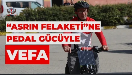 İZMİR’DEN HATAY’A “VEFA PEDALI” ÇEVİRECEK