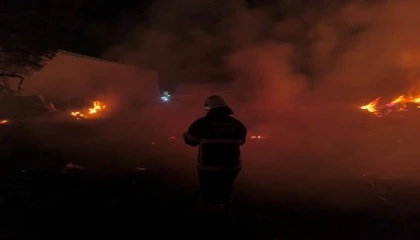 Kırıkhanda bahçe yangını