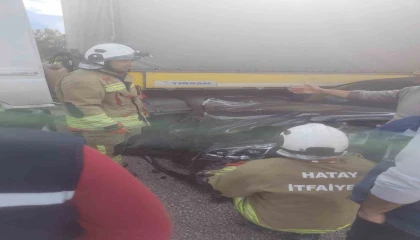 Kırıkhanda trafik kazası: 1 yaralı