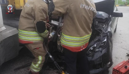Kırıkhanda trafik kazası: 1 yaralı