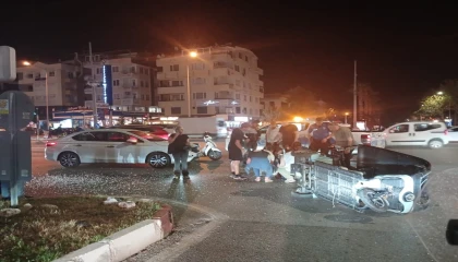 Kırmızı ışık ihlali kazayı beraberinde getirdi