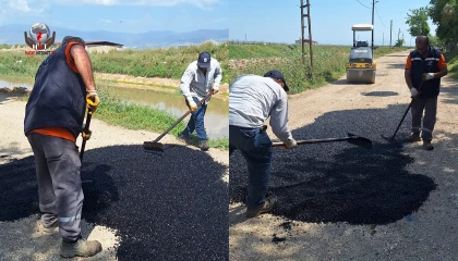 KUMLU’DA ASFALT ÇALIŞMALARI SÜRÜYOR