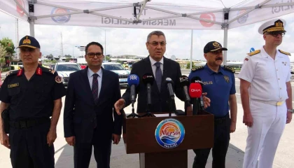 Mersinde bayramda günlük 700 araç, 11 dron ve 3 bin 507 personel görev yapacak