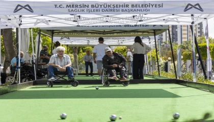 Mersinde Engelsiz Rekabet: Bocce Turnuvasında heyecan dolu anlar