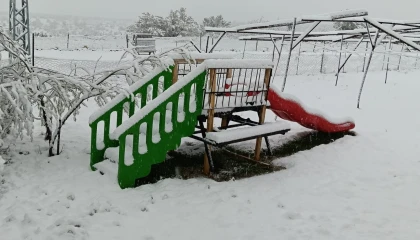 Mersinde mayısta kar yağışı etkili oldu, yaylalar beyaza büründü