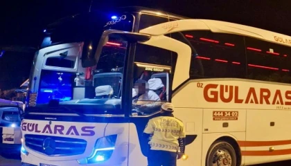 Mersinde şehirler arası yolcu taşımacılığına sıkı denetim