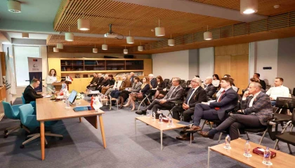 Mersinin lojistik gücü Avrupaya tanıtılıyor