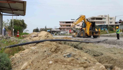 Samandağda içme suyu şebeke projesinin yüzde 88i tamamlandı