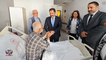 Vali Masatlı hastaların bayramını kutladı