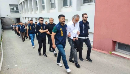 Yasa dışı bahis operasyonunda gazeteci Kütahyalı ile birlikte 154 şüpheli adliyeye sevk edildi