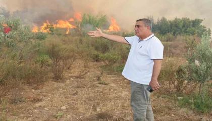 Aksu Belediyesi yangın riskine karşı sahada