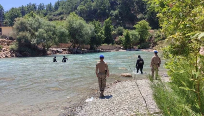 Alara Çayında kaybolan genci arama çalışmaları 17nci gününde sürüyor